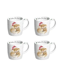 Wrendale Designs Cookies for Santa Mug - Set of 4