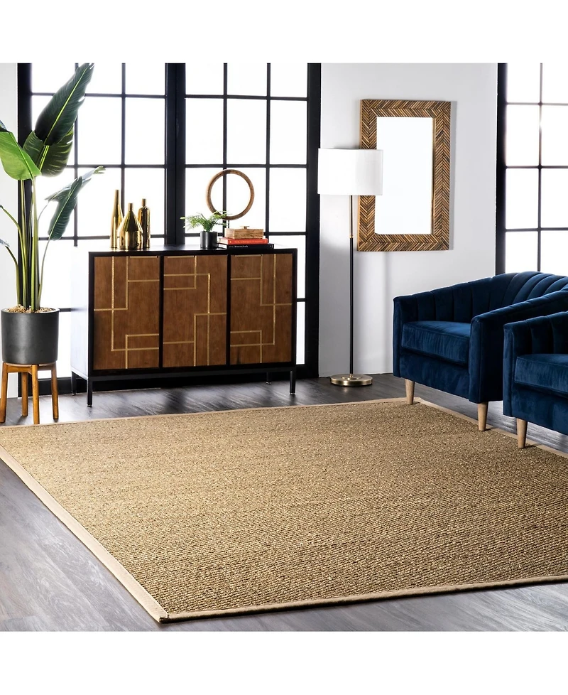 nuLoom Elijah BHSG01A Beige 8' x 10' Area Rug
