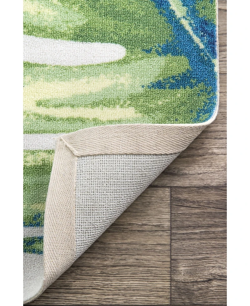 nuLoom Lisa HJOA04A Multi 5' x 8' Outdoor Area Rug