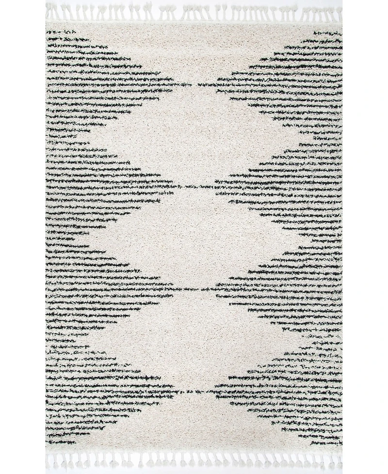 nuLoom Bria GCDI09A Ivory 5' x 8' Area Rug