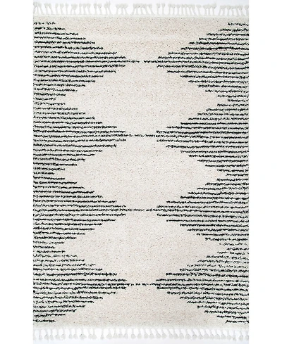 nuLoom Bria GCDI09A Ivory 5' x 8' Area Rug