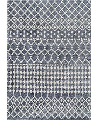 nuLoom Barbara GROC01B Gray 5'3" x 7'7" Area Rug