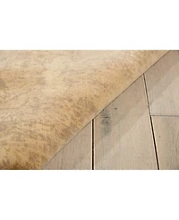 Nourison Home Silken Allure SLK12 Sand 8'6" x 11'6" Area Rug
