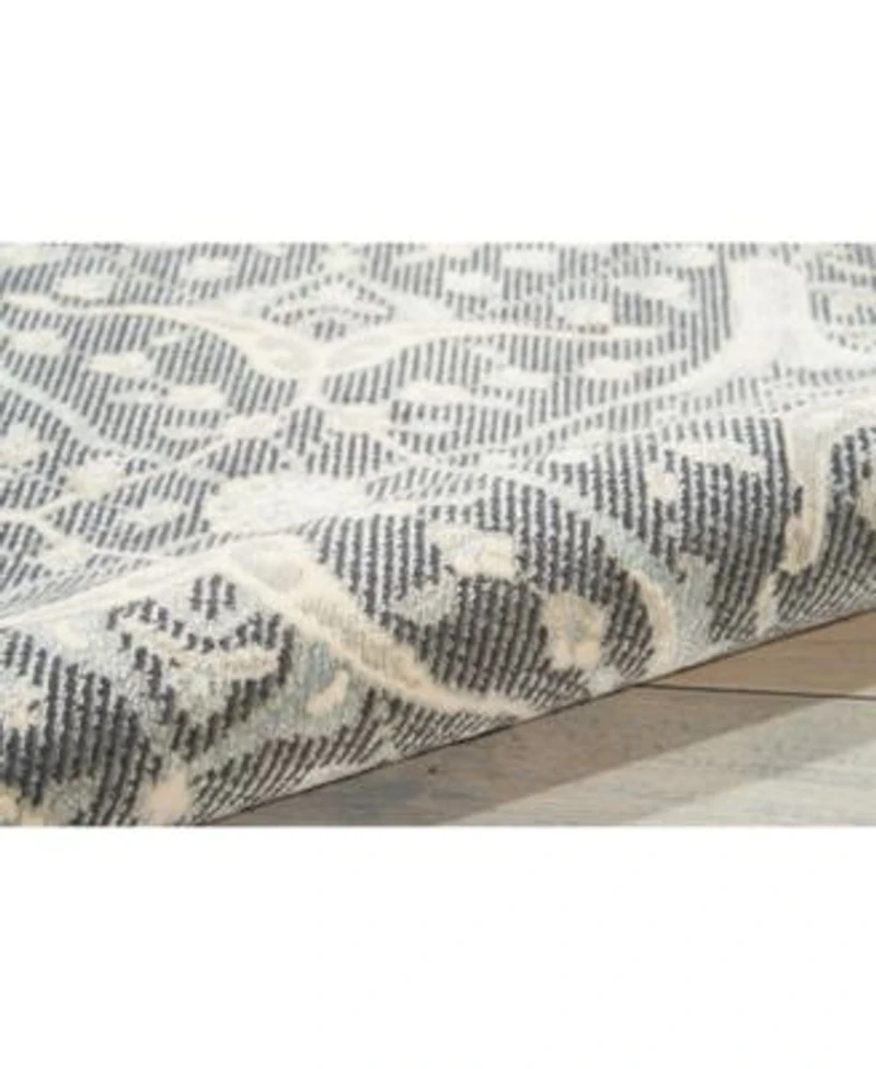 Nourison Home Luminance Lum08 Charcoal Rug