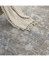 Nourison Home Lucent LCN03 Gray 7'9" x 9'9" Area Rug