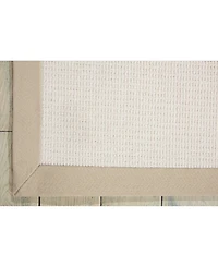 Nourison Home Sisal Soft SSF02 White 5' x 8' Area Rug