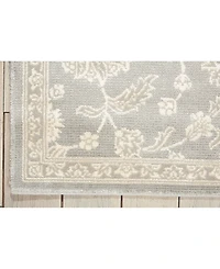 Nourison Home Luminance LUM04 Gray 2'3" x 8' Runner Rug