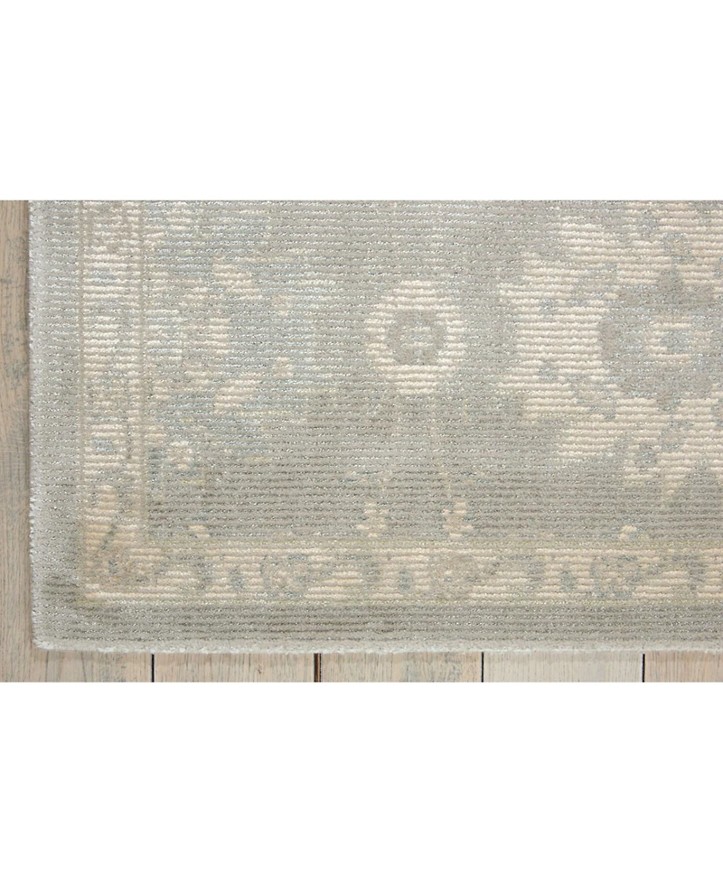 Nourison Home Luminance LUM06 Gray 2'3" x 8' Runner Rug