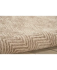 Nourison Home Deco Mod DEC03 Taupe 3'9" x 5'9" Area Rug