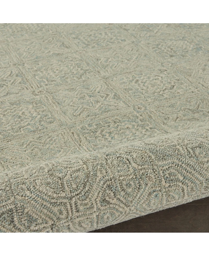 Nourison Home Azura AZM01 Ivory and Gray 8' x 11' Area Rug