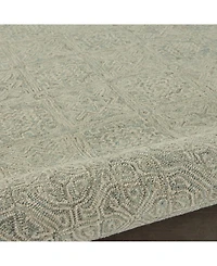 Nourison Home Azura AZM01 Ivory and Gray 8' x 11' Area Rug