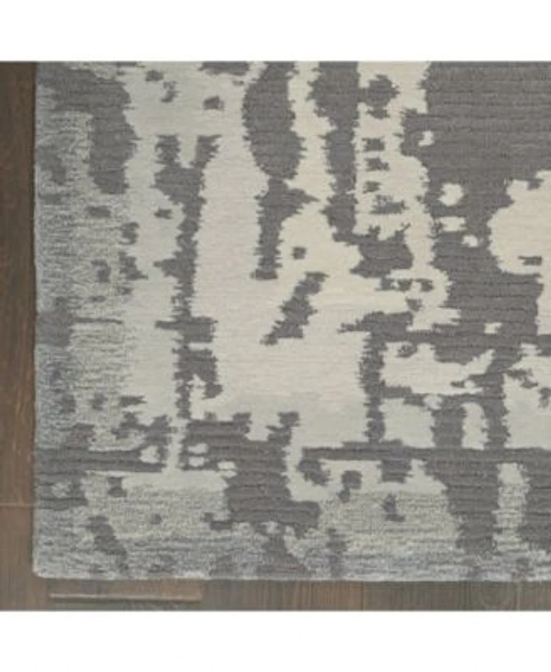 Nourison Home Symmetry Smm02 Gray Beige Rug