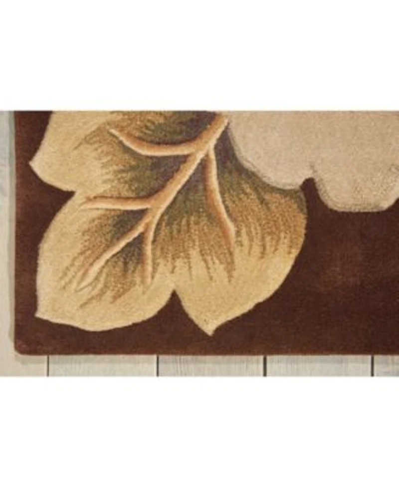 Nourison Home Tropics Ts09 Brown Rug