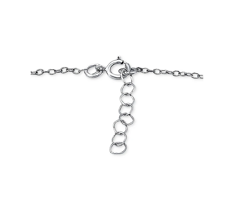 Giani Bernini Cubic Zirconia Bar Ankle Bracelet, Created for Macy's