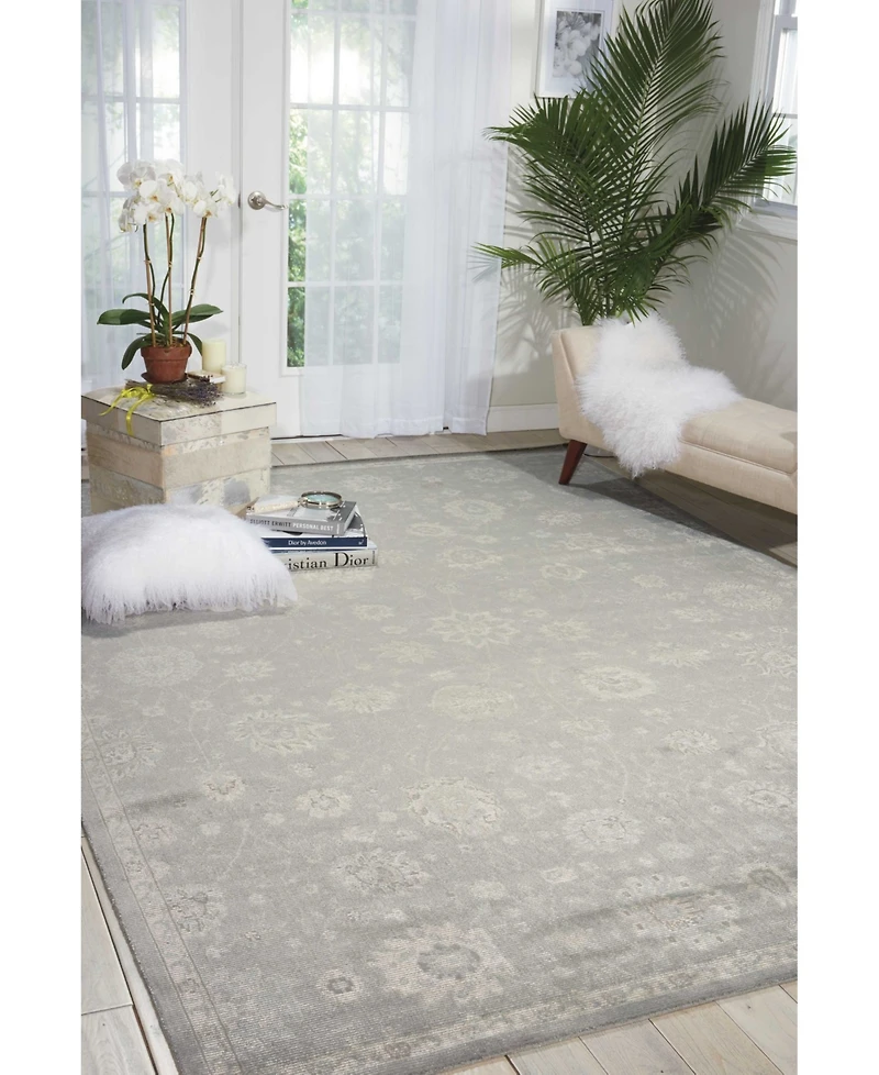 Nourison Home Luminance LUM06 Gray 3'5" x 5'5" Area Rug