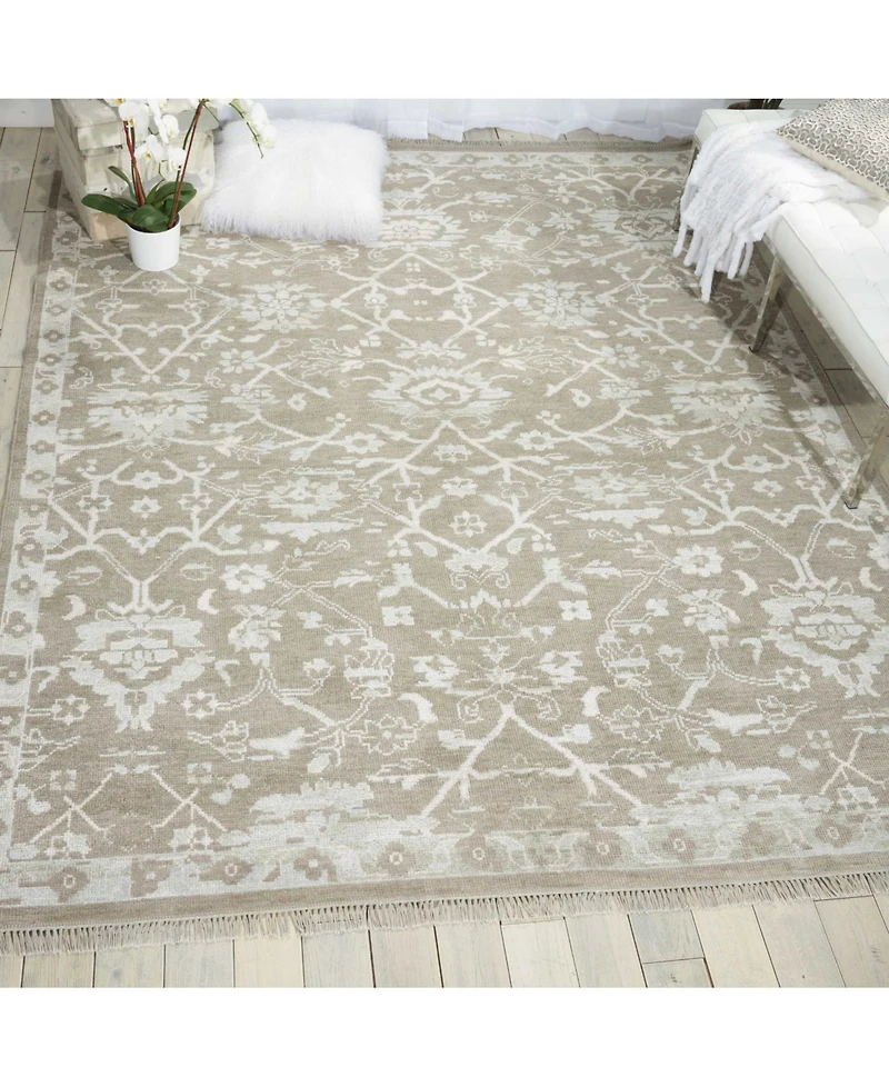 Nourison Home Elan ELN05 Gray 5'6" x 8' Area Rug