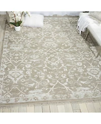 Nourison Home Elan ELN05 Gray 5'6" x 8' Area Rug