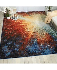 Nourison Home Chroma CRM02 Paprika 8'6" x 11'6" Area Rug