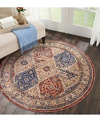 Closeout! Nourison Home Lagos LAG04 Mist 5'3" x 7'6" Area Rug