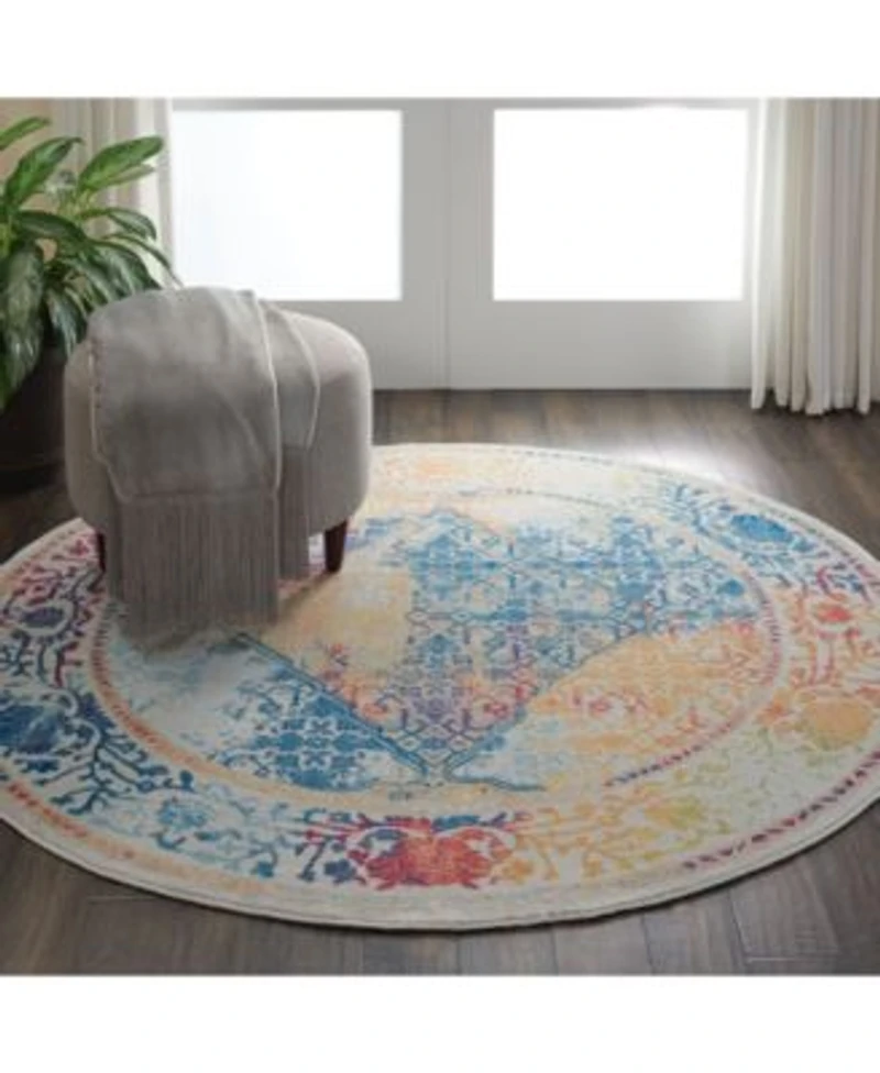 Nourison Home Ankara Global Anr04 Ivory Rug