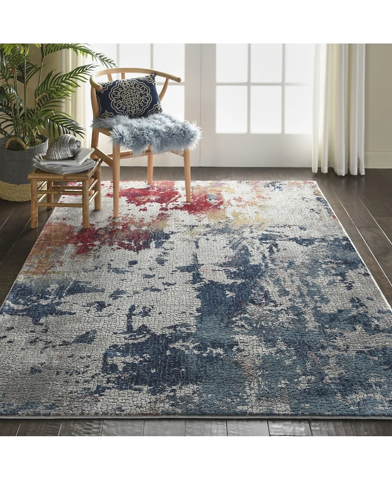 Nourison Home Ankara Global ANR10 Multi 4' x 6' Area Rug