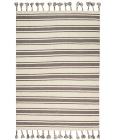 Nourison Home Rio Vista Dst01 Ivory Gray Rug