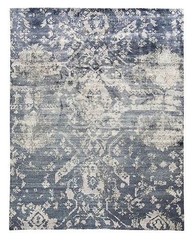 Nourison Home Lucent LCN06 Blue 7'9" x 9'9" Area Rug