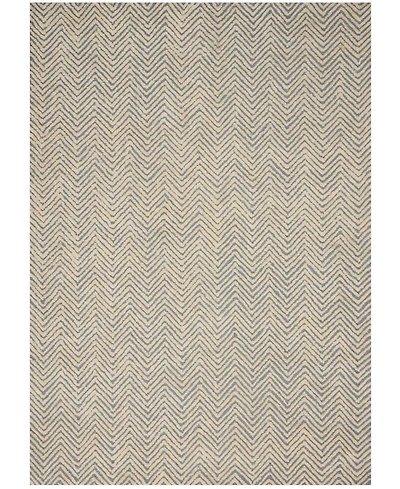 Nourison Home Deco Mod DEC03 Mist and Ivory 3'9" x 5'9" Area Rug