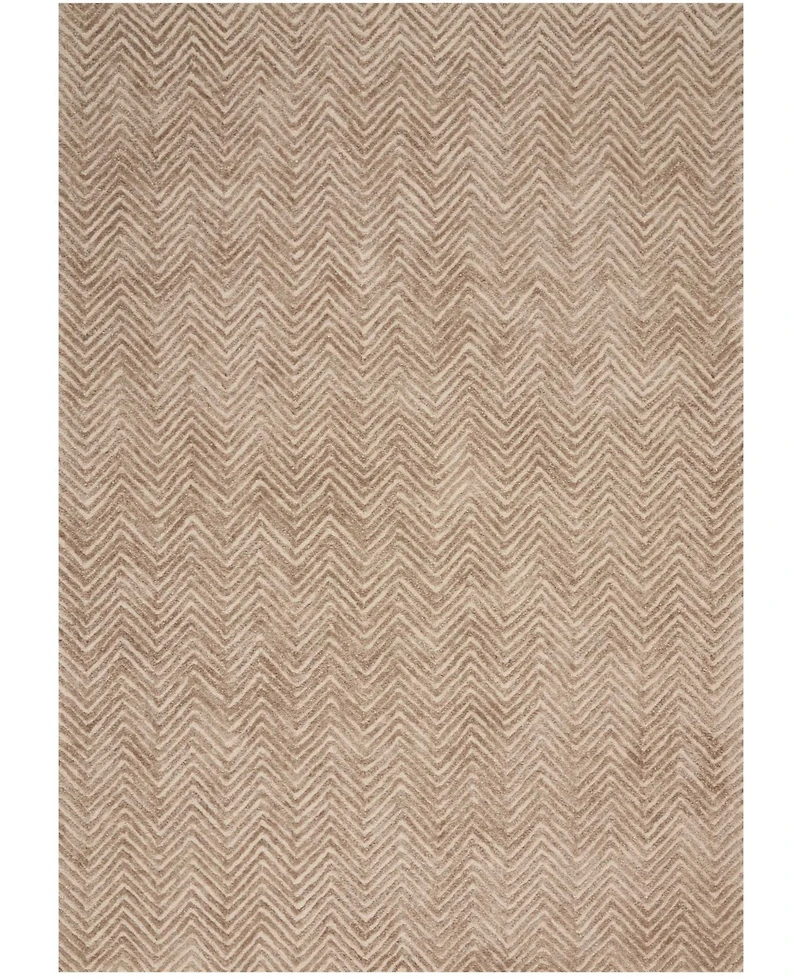 Nourison Home Deco Mod DEC03 Taupe 3'9" x 5'9" Area Rug