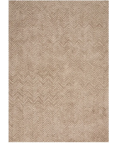Nourison Home Deco Mod DEC03 Taupe 3'9" x 5'9" Area Rug