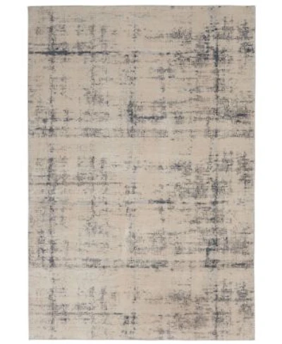 Nourison Home Rustic Textures Rus06 Ivory Blue Rug