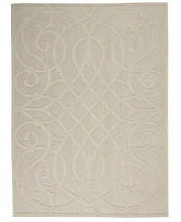 Nourison Home Cozumel CZM04 Cream 4' x 6' Outdoor Area Rug
