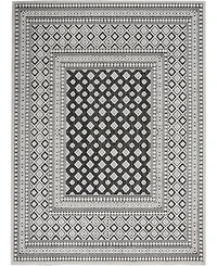 Nourison Home Key Largo KLG02 Onyx 7'10" x 9'10" Outdoor Area Rug