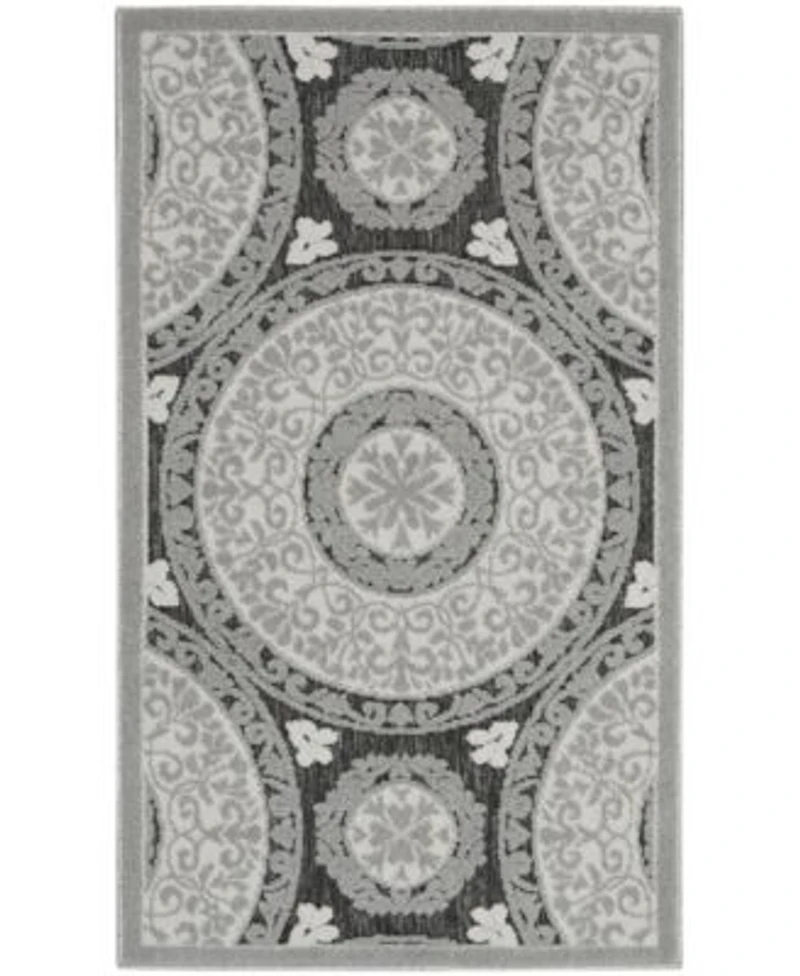 Nourison Home Key Largo Klg03 Gray Rug