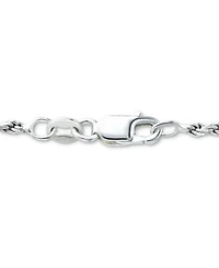 Giani Bernini Sterling Silver Necklace, 20" Diamond Cut Rope Chain