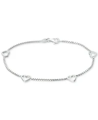 Giani Bernini Sterling Silver Bracelet, Open Heart Chain