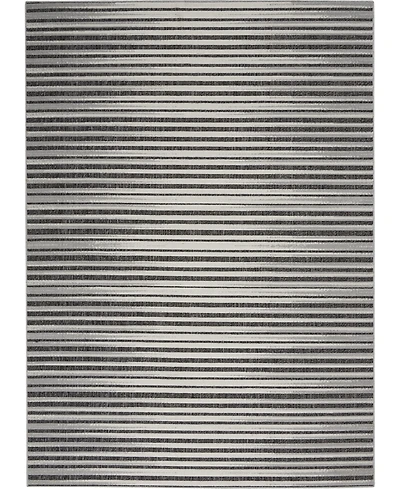 Nourison Home Key Largo KLG01 Onyx 5'3" x 7'3" Outdoor Area Rug
