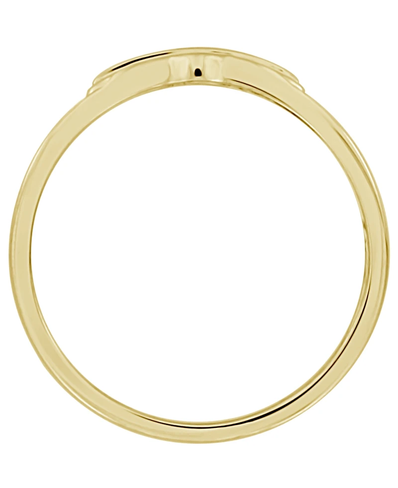 Men's Diamond Accent Band in 10K Yellow Gold