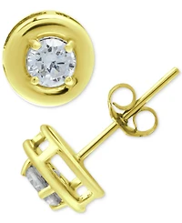 Giani Bernini Cubic Zirconia Framed Stud Earrings, Created for Macy's