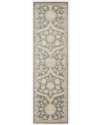 Nourison Home Luminance LUM04 Gray 2'3" x 8' Runner Rug