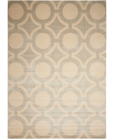 Nourison Home Luminance LUM01 Cream and Gray 7'6" x 10'6" Area Rug