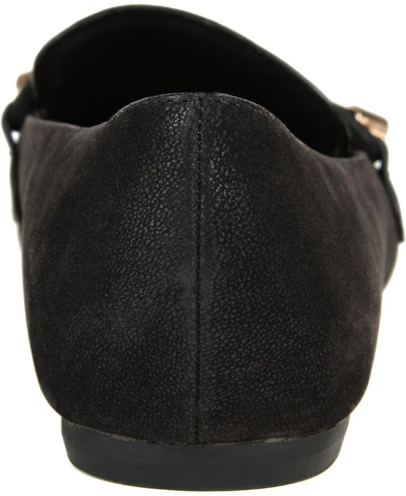Journee Collection Women's Muriel Bow Detail Pointed Toe Flats