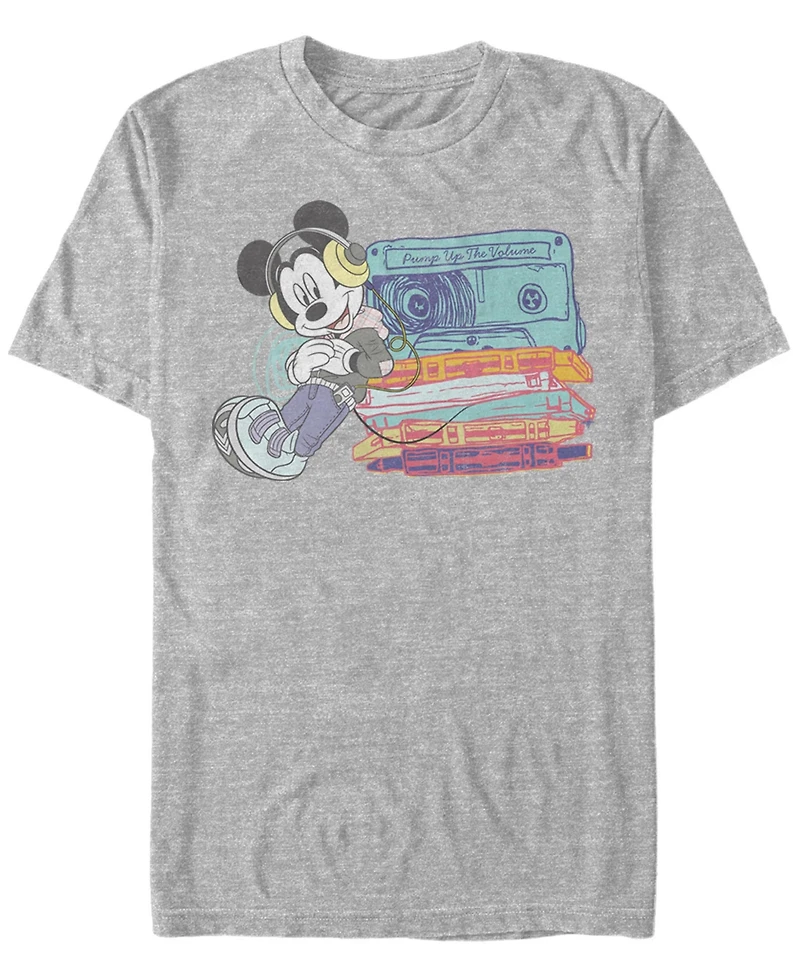 Fifth Sun Men's Mickey Tapes Short Sleeve T-Shirt