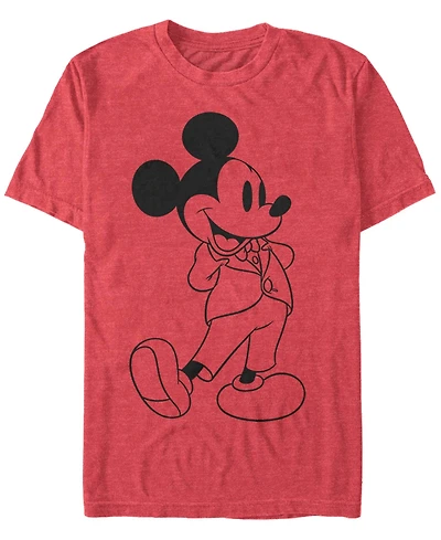 Fifth Sun Men's Formal Mickey Short Sleeve T-Shirt