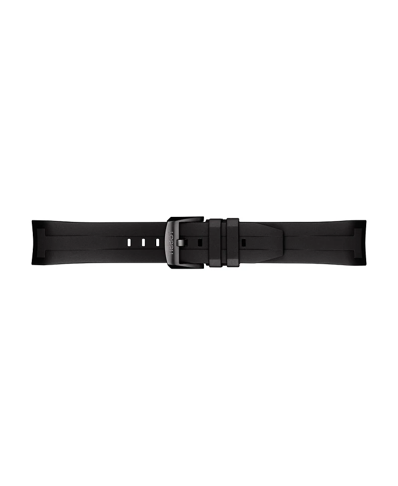 Tissot Men's Swiss Chronograph Seastar 1000 Black Rubber Strap Diver Watch 45.5mm