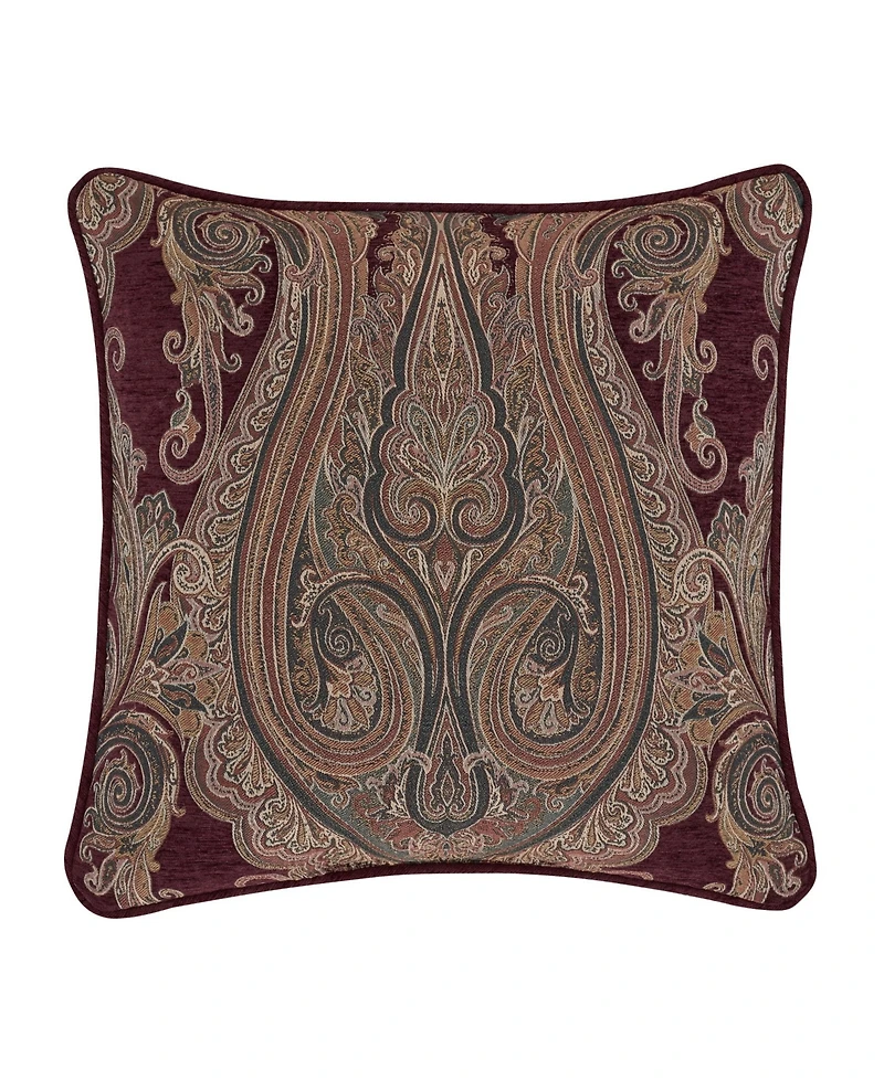J Queen New York Garnet Decorative Pillow, 20" x 20"
