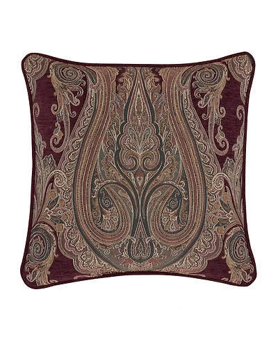 J Queen New York Garnet Decorative Pillow, 20" x 20"