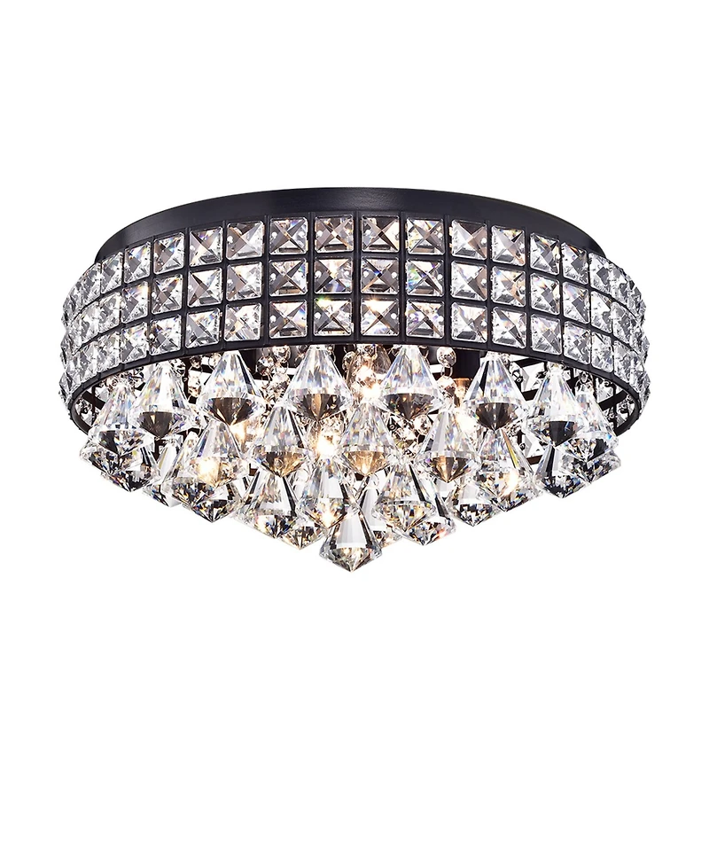 Home Accessories Cuddy 18" 4-Light Indoor Flush Mount Chandelier with Light Kit