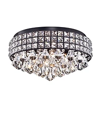 Home Accessories Cuddy 18" 4-Light Indoor Flush Mount Chandelier with Light Kit