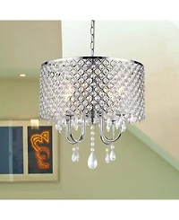 Home Accessories Deluxe 10" 4-Light Indoor Chandelier with Light Kit